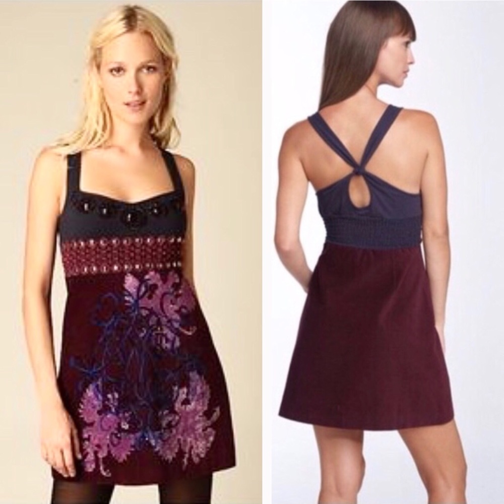 Free People Dreaming in Paradise Mini Dress 🐙
